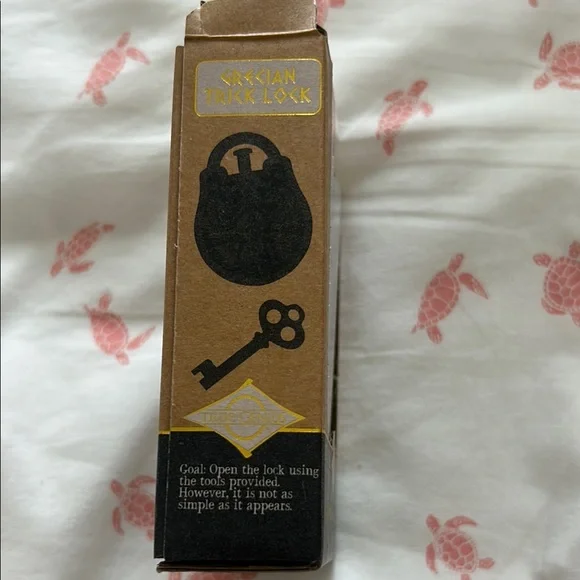 Grecian Trick Lock Metal Puzzle - Picture 3 of 9